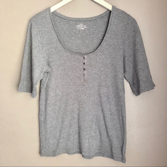 [J. Crew] Classic Gray Button Shirt - Picture 1 of 2